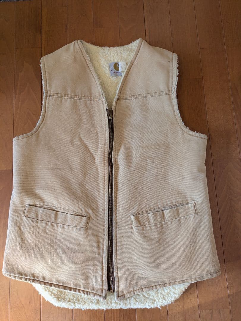 Carhartt 70s 80s ボア USA ベスト M カーハート ダック