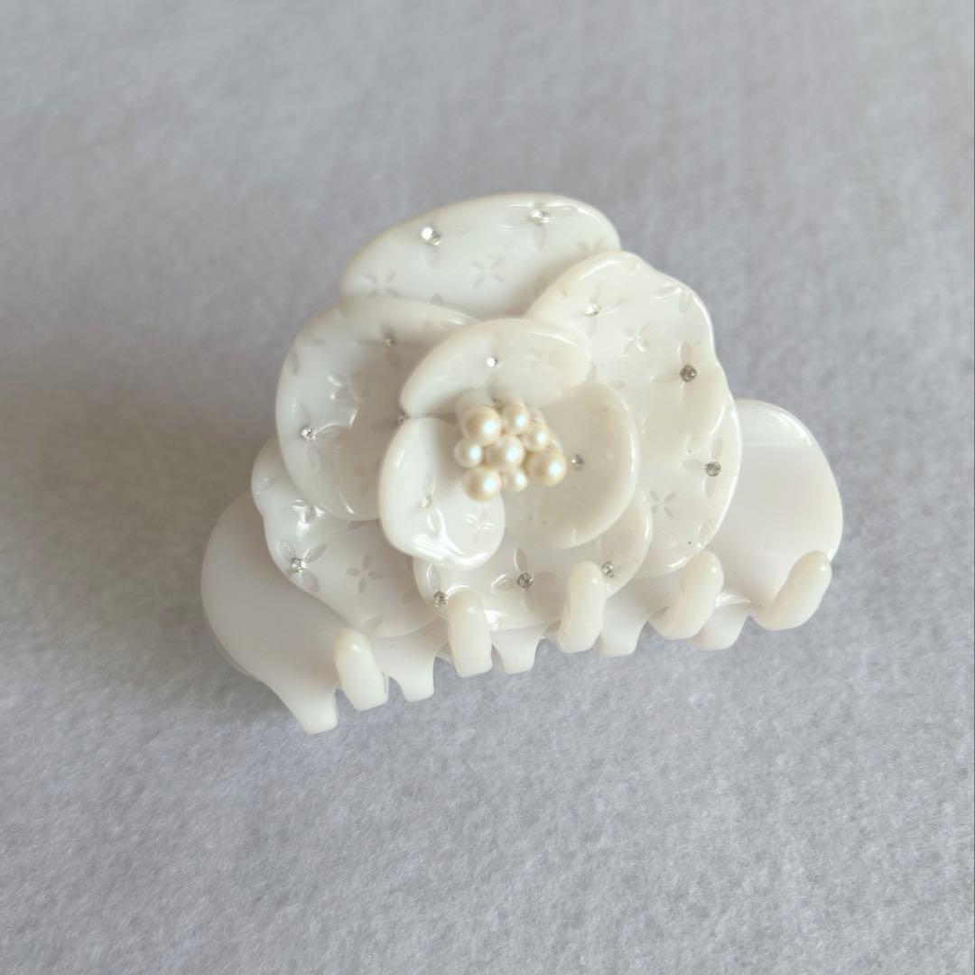 【美品】ALEXANDRE DE PARIS LISERAI S クリップ 白