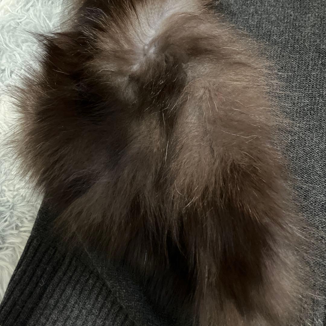 さおりん様【LANVIN en Bleu】ワンピ➕foxファーベスト