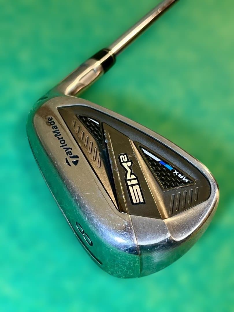 【TaylorMade　SIM2　MAX　アイアン　KBS-S　5本セット】中古