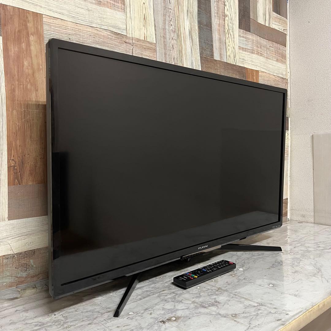 リクエスト価格❣️フナイ40V型HDD録画機能付テレビ見ながら録画も可能。