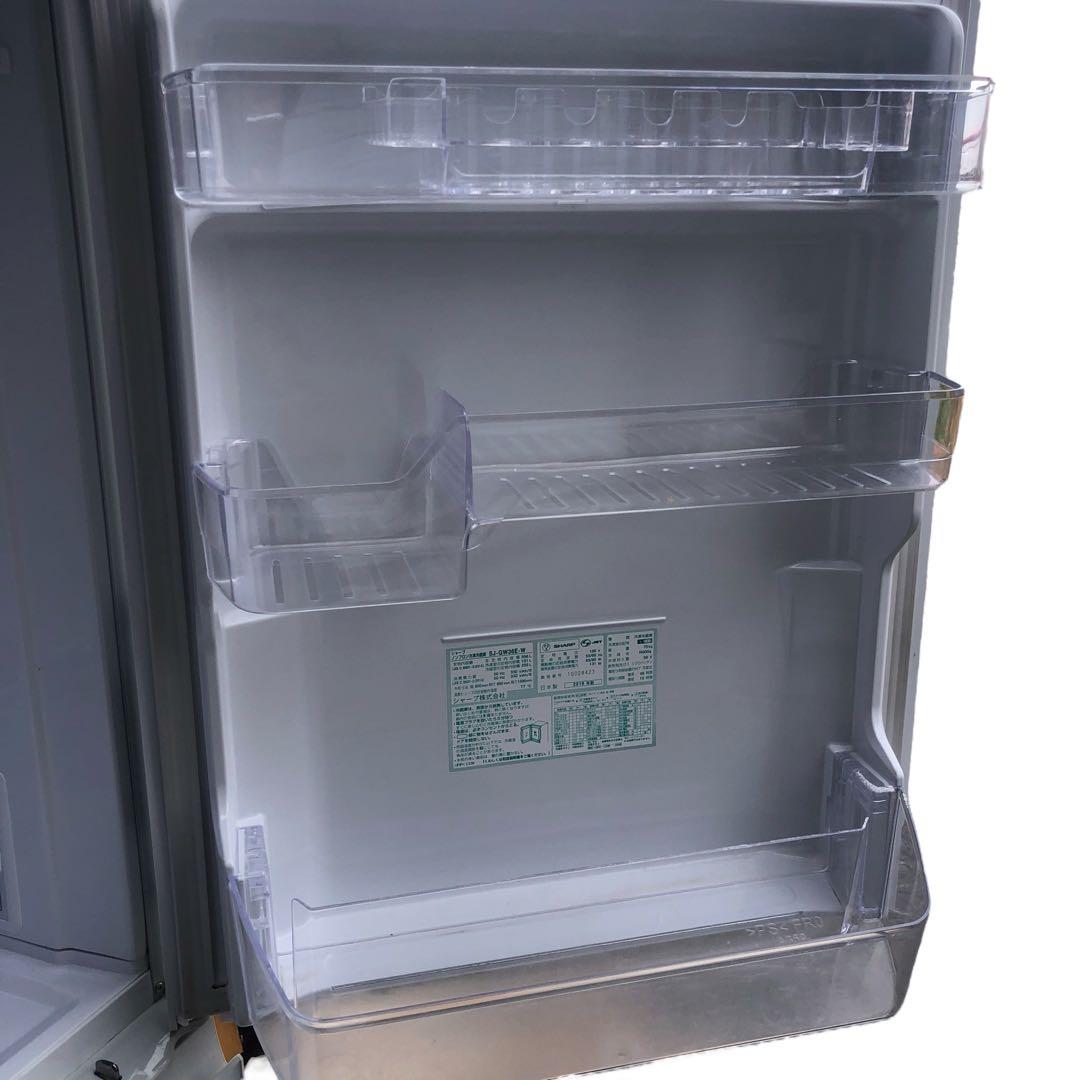 冷蔵庫　シャープSHARP　SJ-GW36E-W　356L　SES88淀　動作品