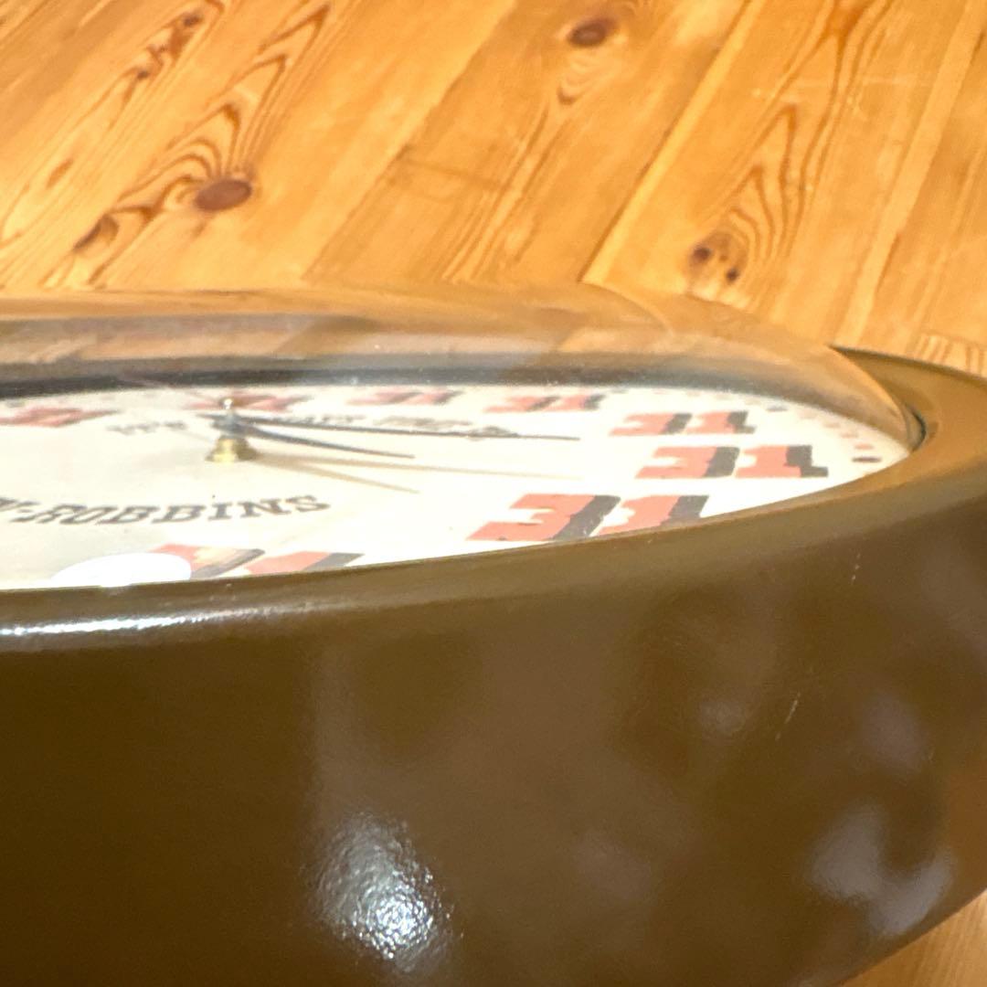60s バスキンロビンス　サーティワン　アドバタイジング　クロック　看板　店舗用