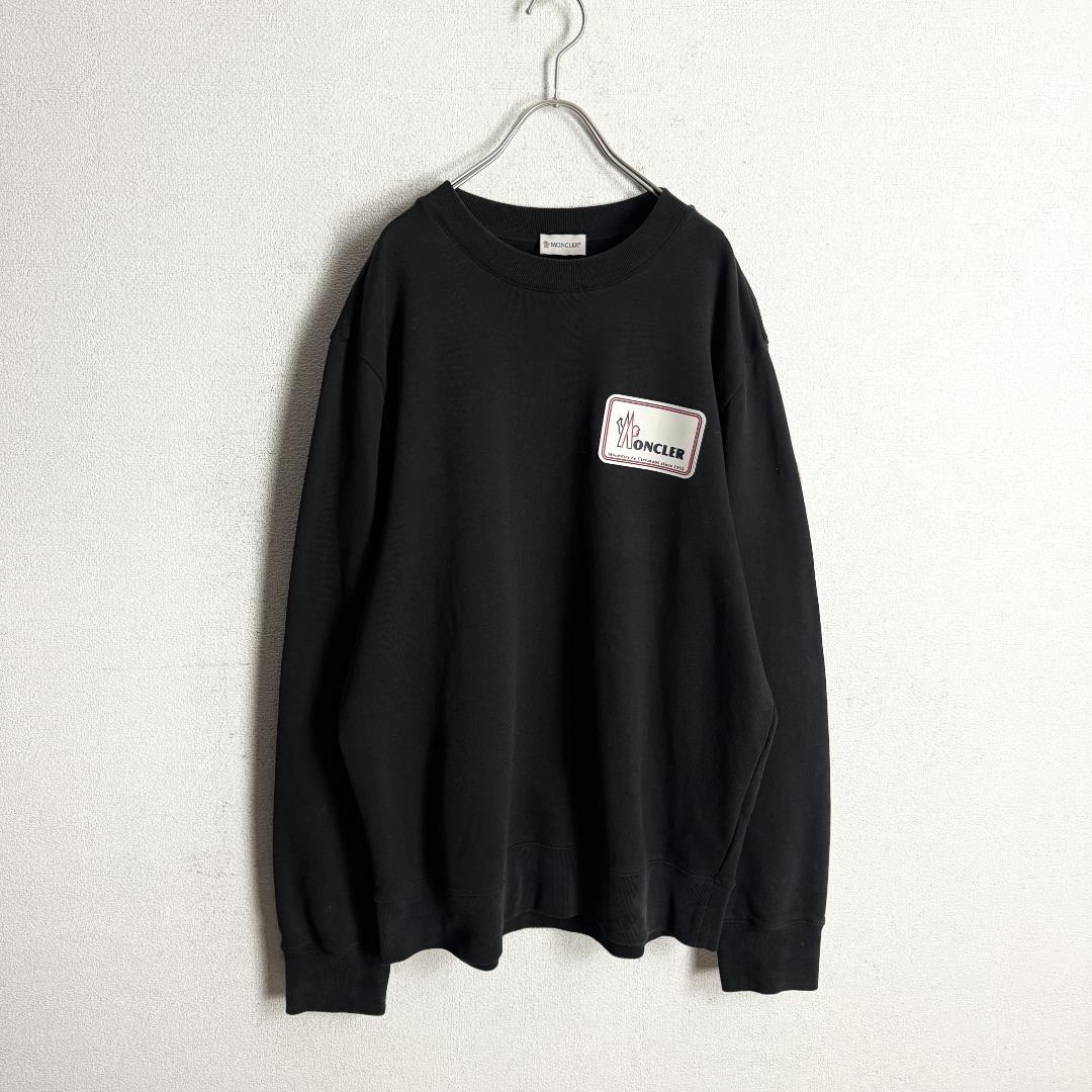 【超高級モデル☆ワッペン☆ラバーロゴ】モンクレール 刺繍 スウェット トレーナー