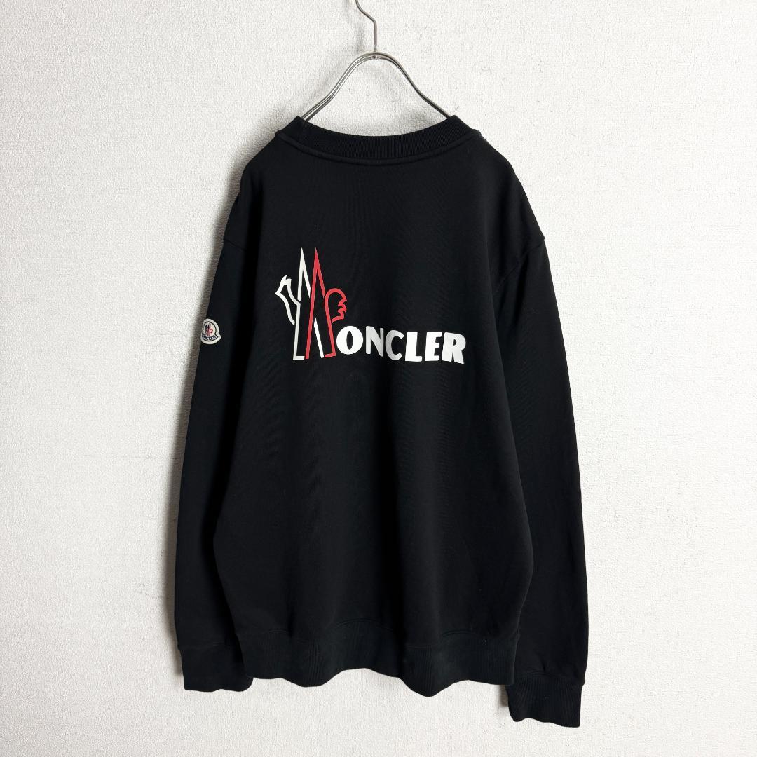【超高級モデル☆ワッペン☆ラバーロゴ】モンクレール 刺繍 スウェット トレーナー