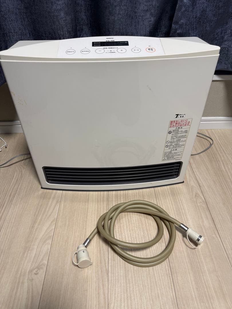 【稼働品】NORITZ ノーリツ ガスファンヒーター 都市ガス