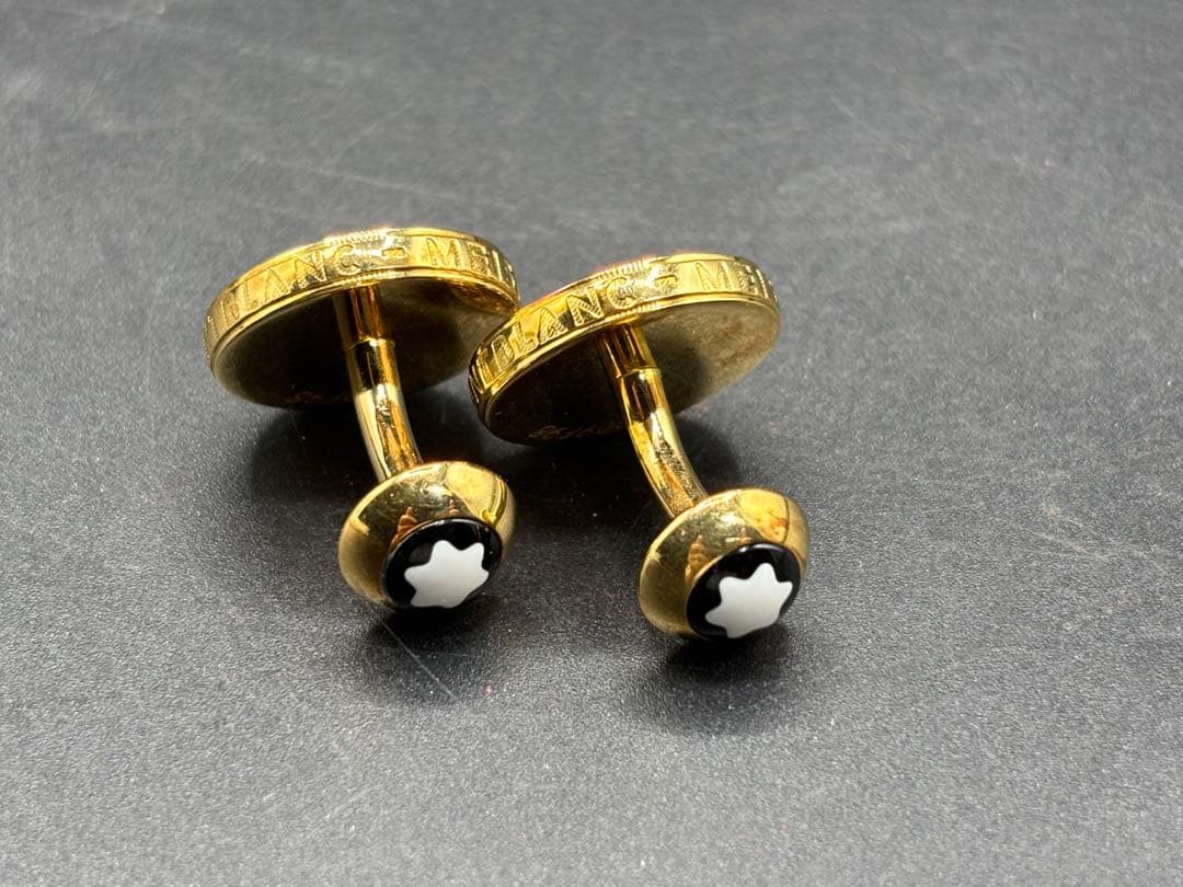 金メッキ カフリンクス 2ペア