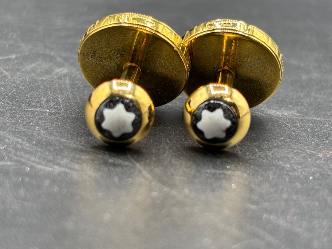 金メッキ カフリンクス 2ペア