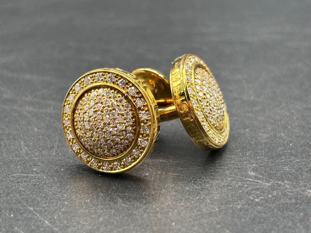 金メッキ カフリンクス 2ペア