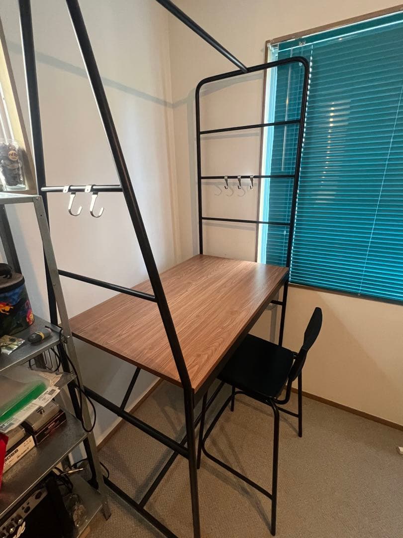 IKEA テーブル HÅVERUD ホーヴェルード　スツール&フック セット