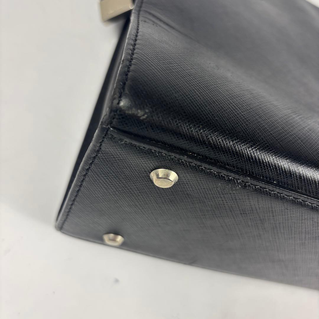 Burberry‘s フォーマルバッグ　ビジネスバッグ　レザー　ブラック