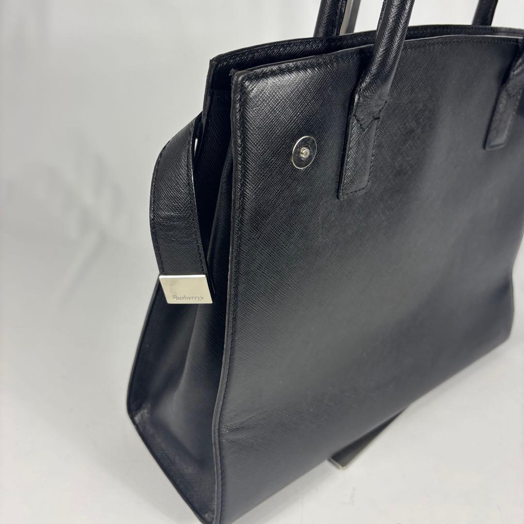 Burberry‘s フォーマルバッグ　ビジネスバッグ　レザー　ブラック