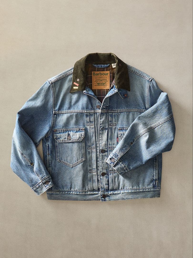 即完売 Levi's × Barbour Type2 Denim Jacket