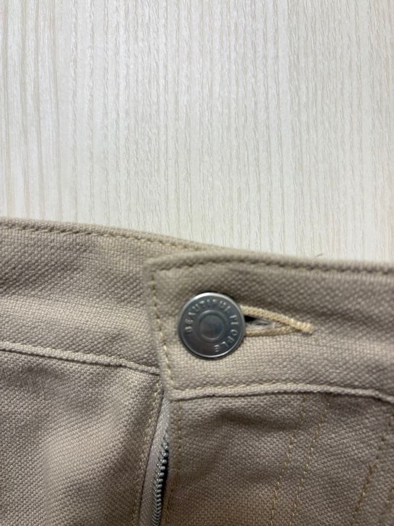 美品 beautiful people ダッククロスパンツ サイズ40