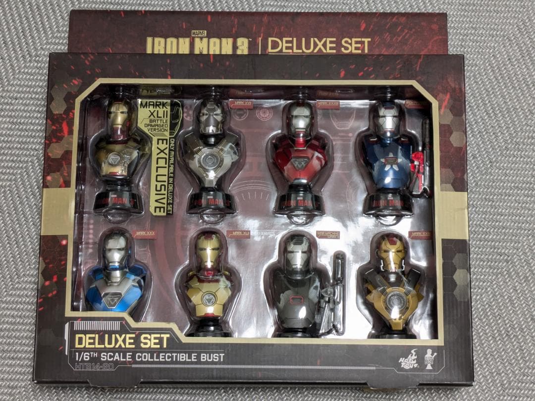 アイアンマン3 デラックスセット バスト8体セット ホットトイズ