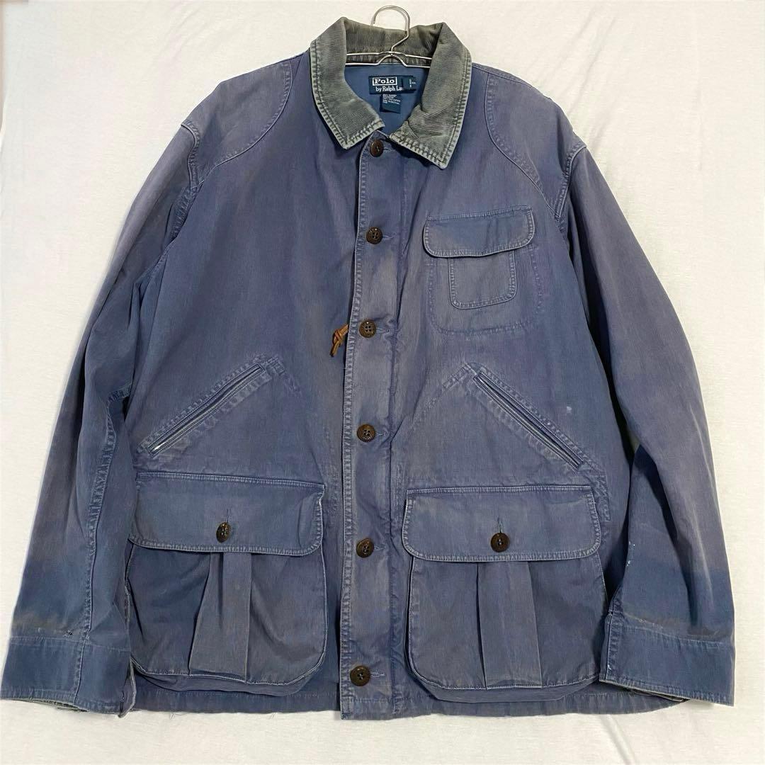 【ポロバイラルフローレン】ハンティングジャケット Wジップ キーウエスト XXL