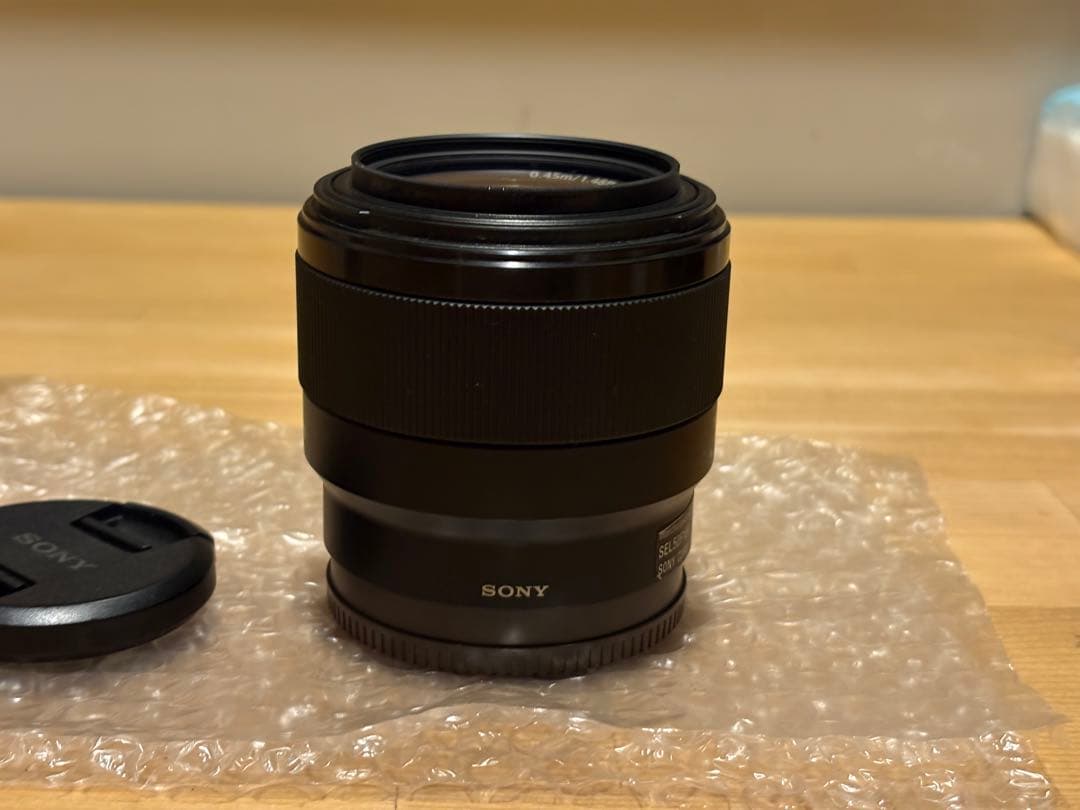 【美品】SONY FE 50mm f1.8 フィルター付 【SEL50F18F】