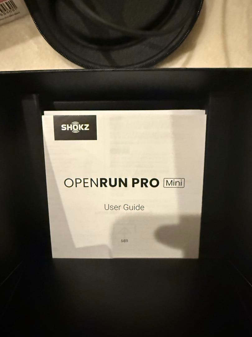 【美品】Shokz Open Run Pro Mini 骨伝導イヤホン