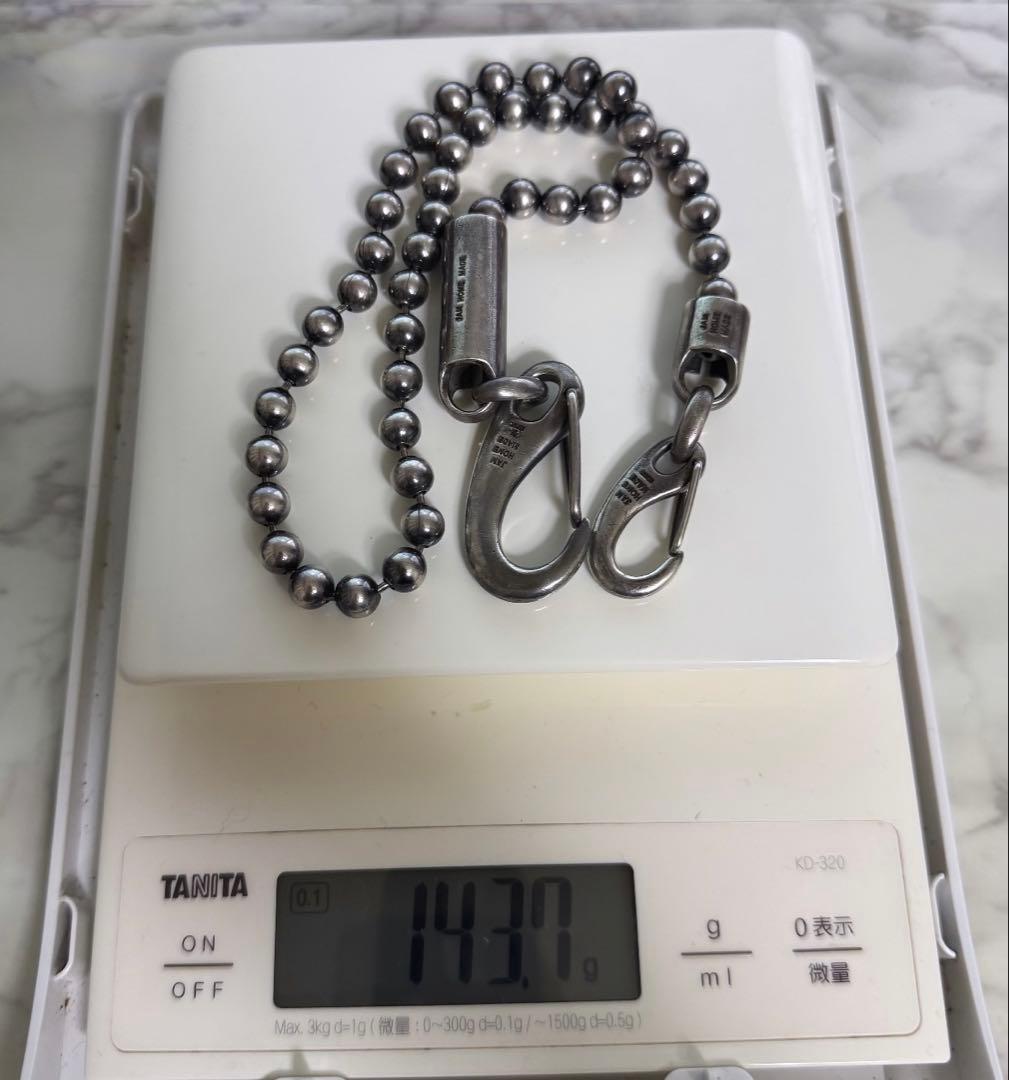 jam  made ウォレットチェーン ボール シルバー925