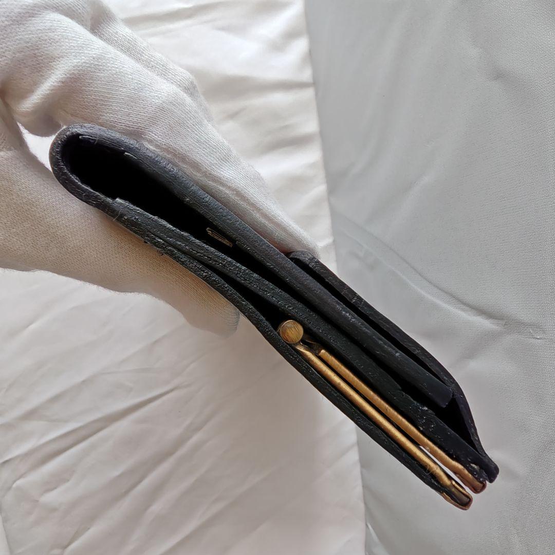 新品未使用級 イルビゾンテ 長財布 がま口 大容量 ブラック