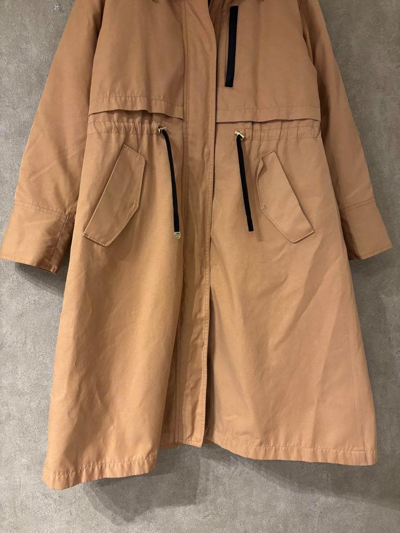 バンヤードストーム ライナーロングフーディ　ベージュ　0　ロングコート