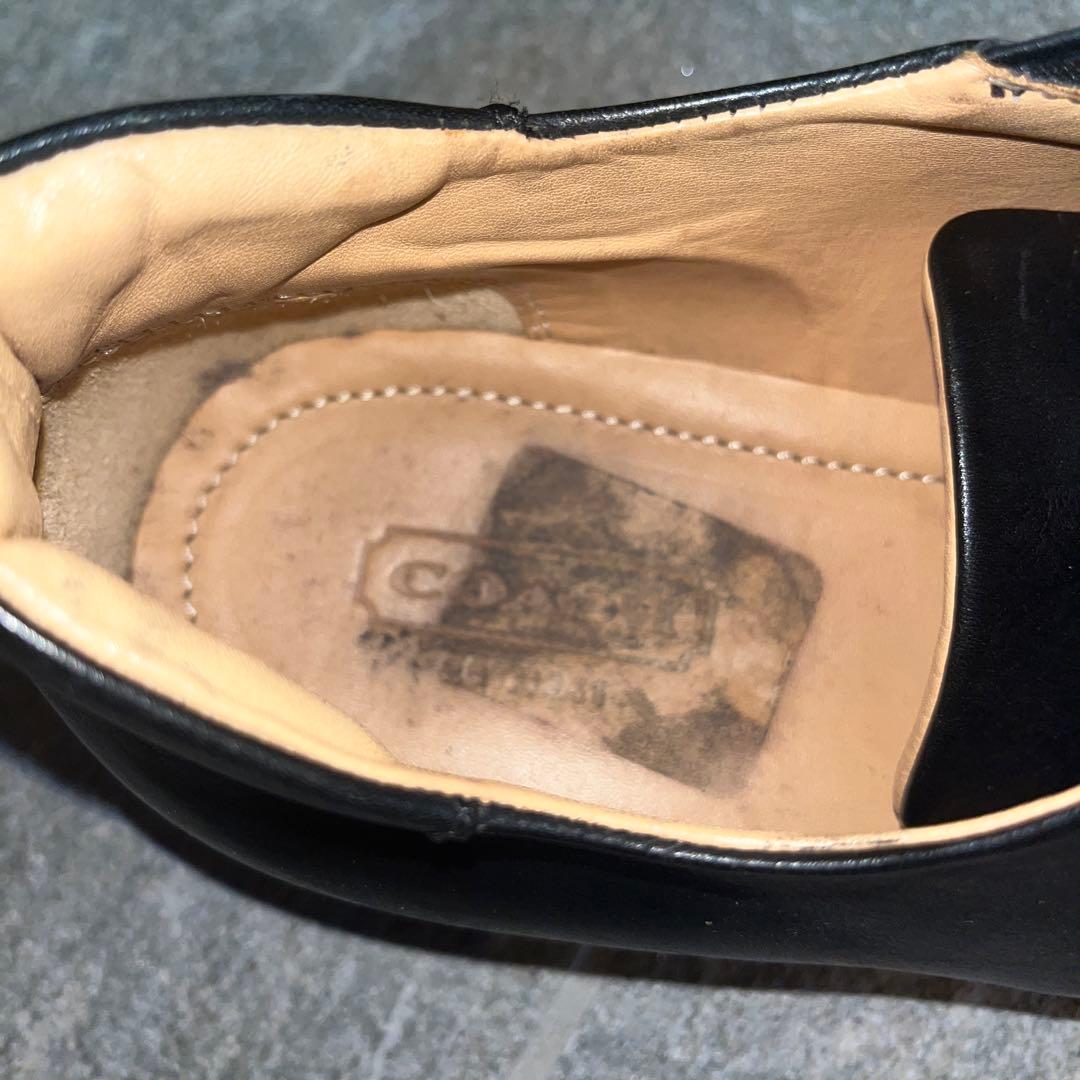 コーチ　coach レザー ビジネスシューズ 黒