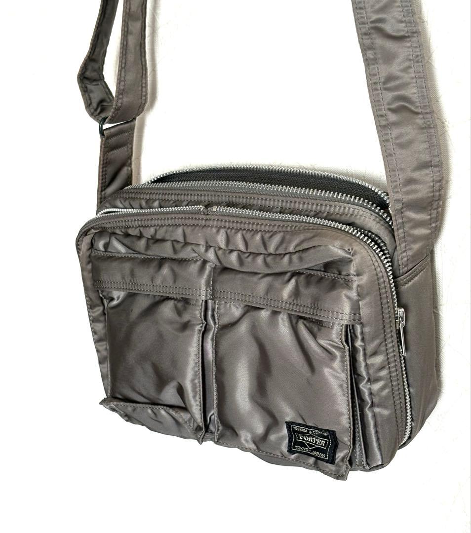 ポーター　ショルダーバッグ　グレー