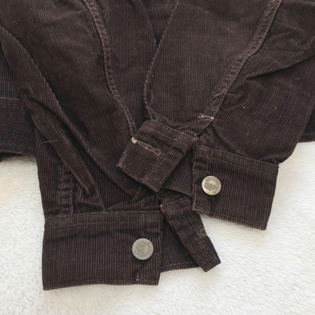 【70sヴィンテージ】Lee コーデュロイジャケット M 茶 希少サイズ