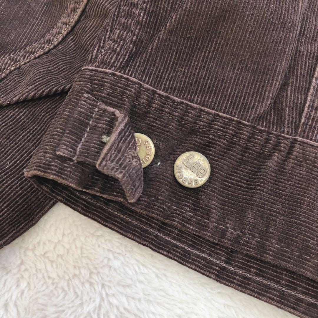 【70sヴィンテージ】Lee コーデュロイジャケット M 茶 希少サイズ