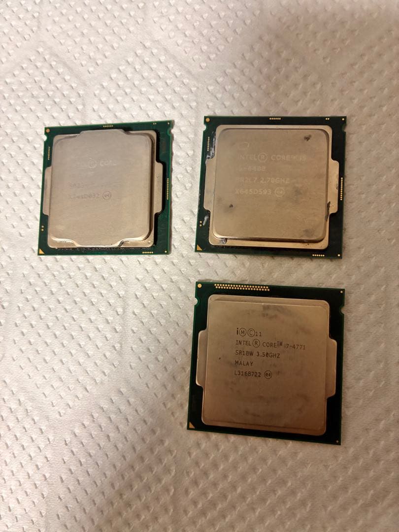 Intel Core i5-7500 /i5-6400 /i7-4771 /3枚
