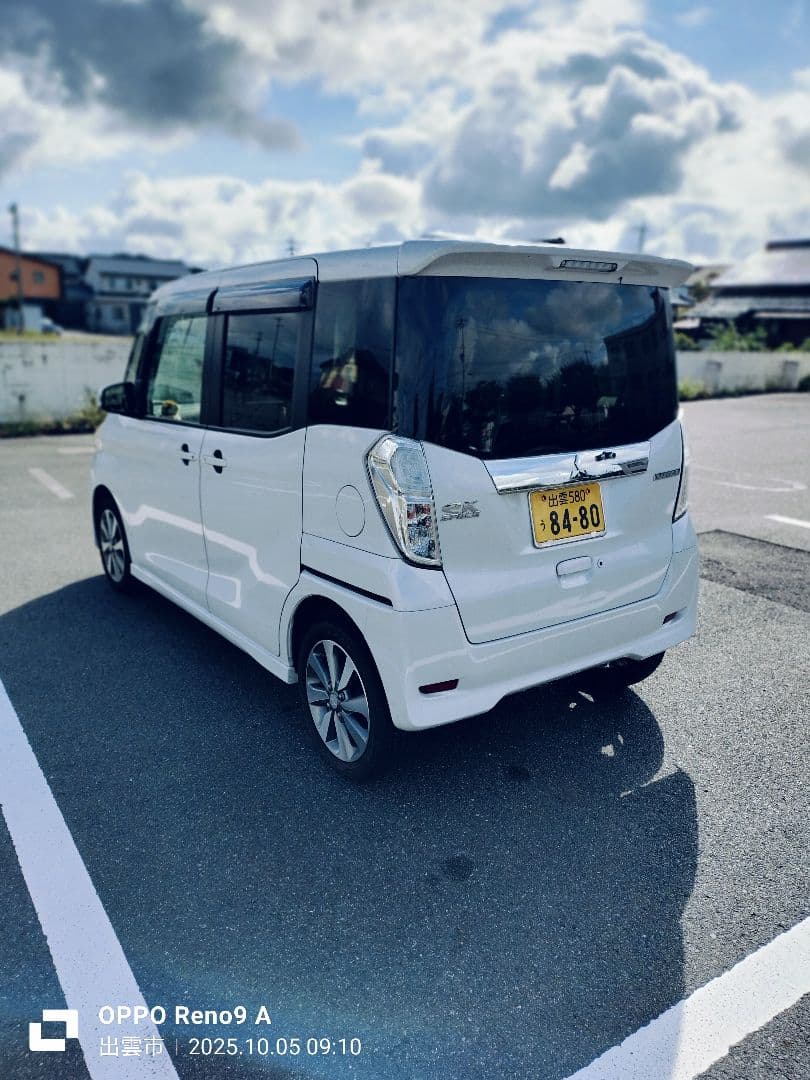 三菱　ekスペースカスタム ターボ