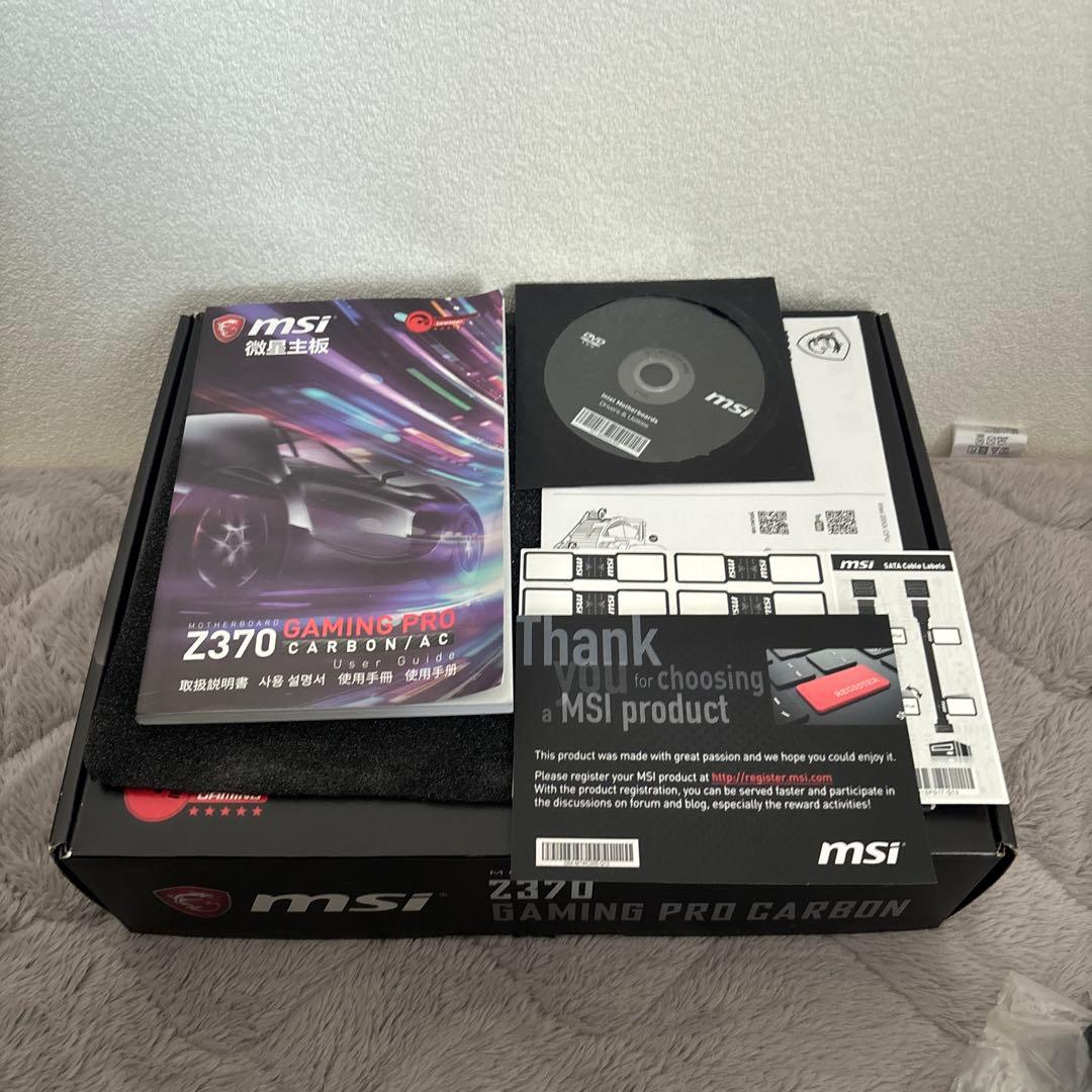 MSI Z370 GAMING PRO CARBON マザーボード