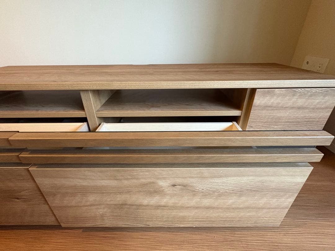 【目立つ汚れなし】テレビ台 TM ギャラン 150ローボード シャビーナチュラル