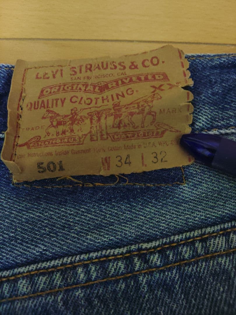 90sリーバイス501アメリカ製w34made in USA