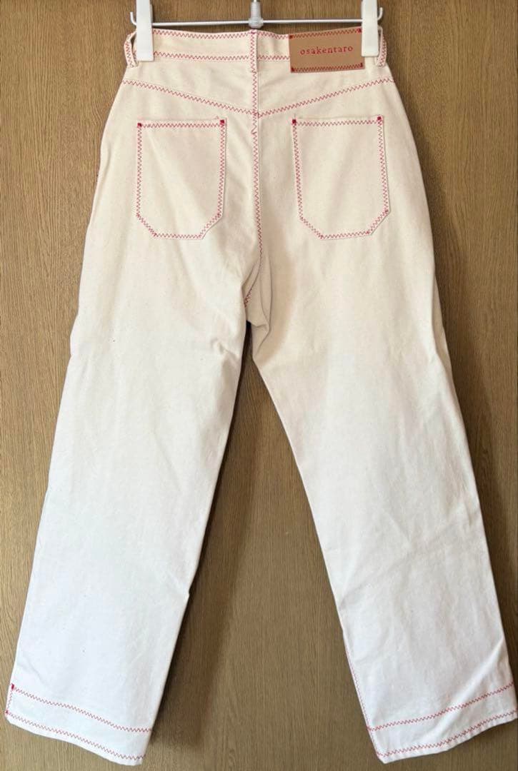 osakentaro ジグザグステッチロングパンツ