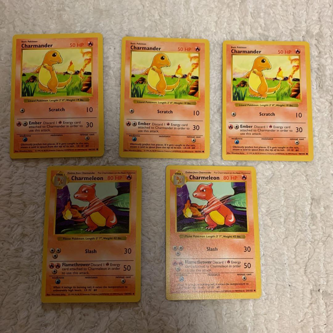 ポケモンカード 英語版　ヒトカゲ　リザード