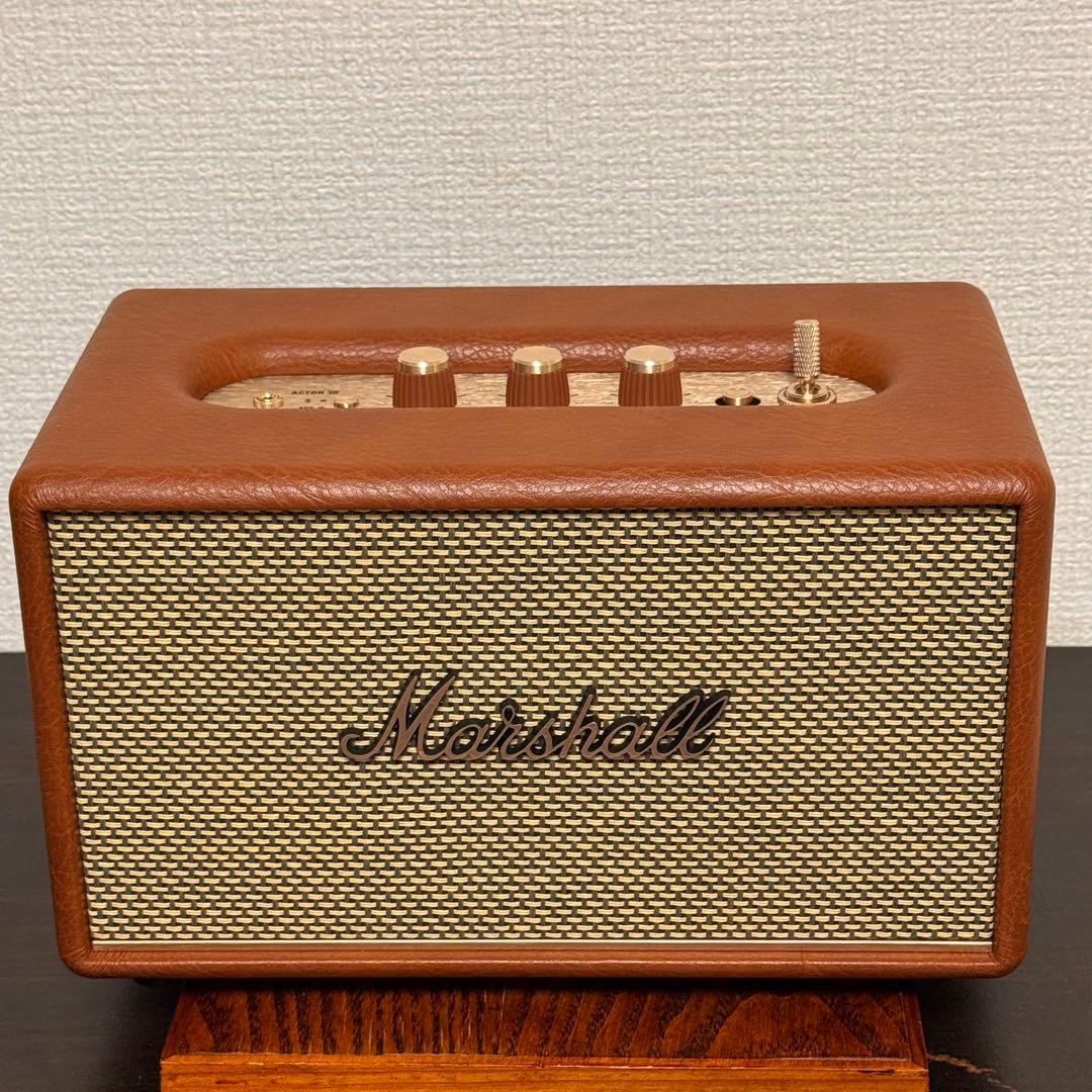 Marshall Acton III ワイヤレススピーカー ブラウン