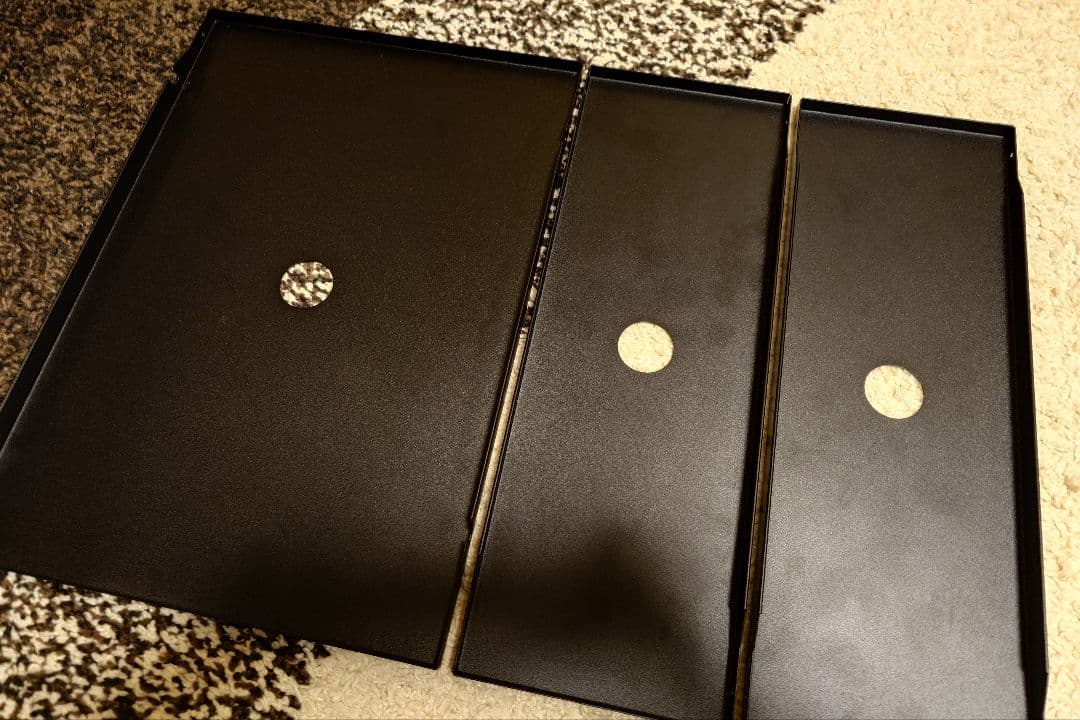 Q*郎様 スノーピーク ステンレストレー1ユニット×1ハーフユニット×2 ブラッ