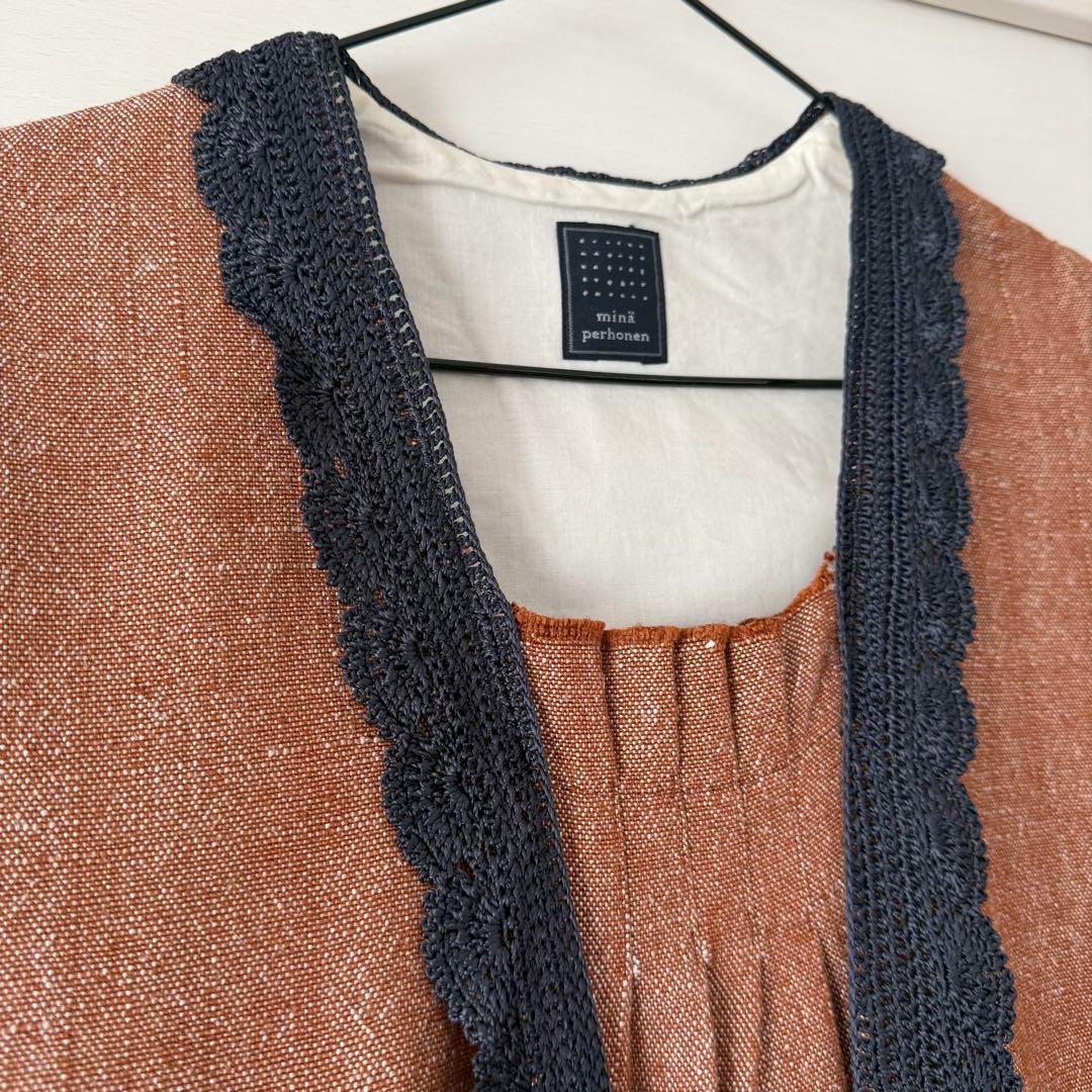 【りくさん専用】minaperhonen ノースリーブチュニック 希少品