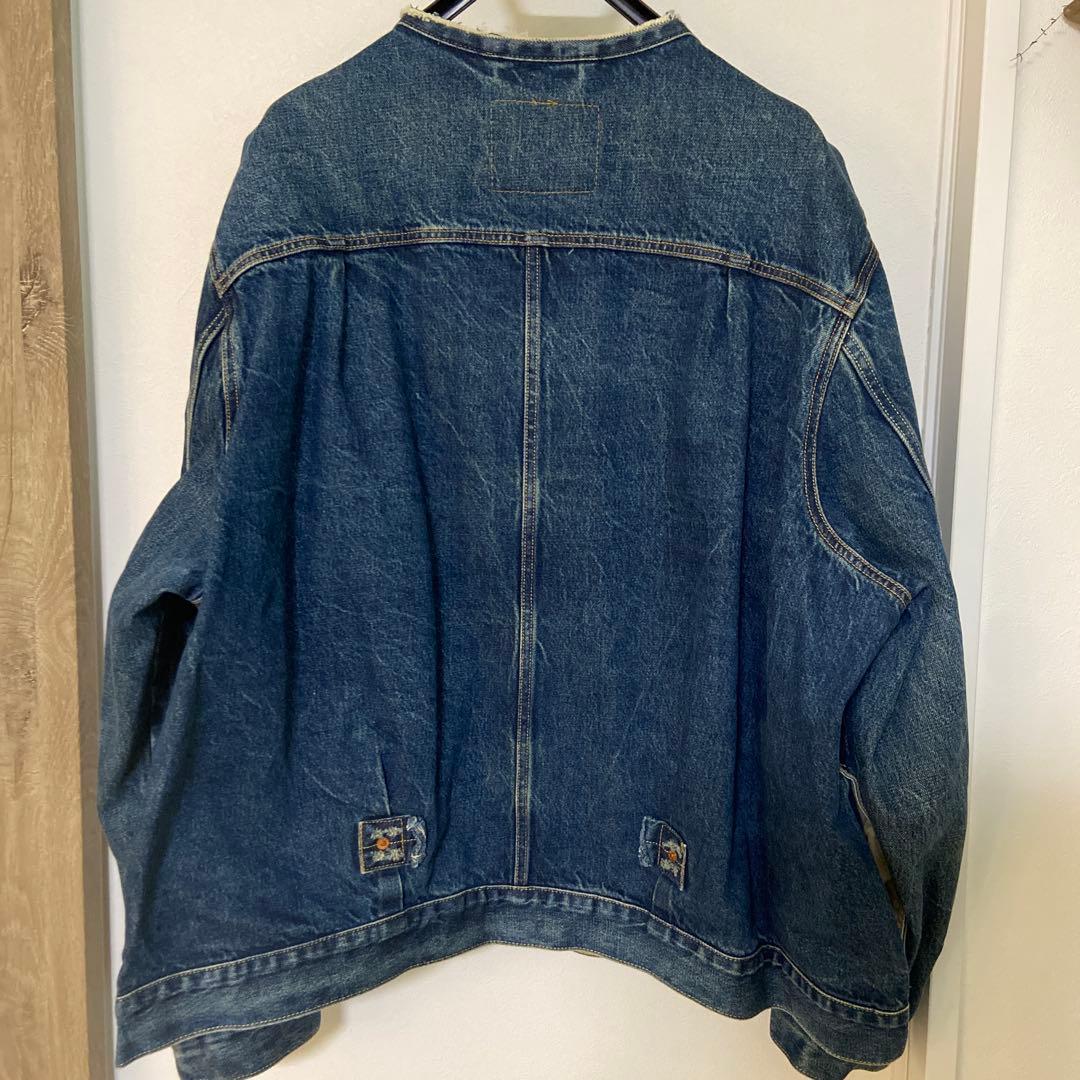 EDIFICE別注リーバイスType 1トラッカージャケット　XXL【リメイク】