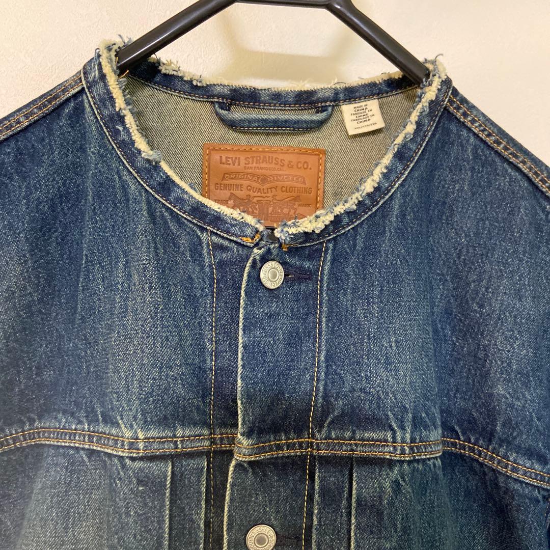 EDIFICE別注リーバイスType 1トラッカージャケット　XXL【リメイク】