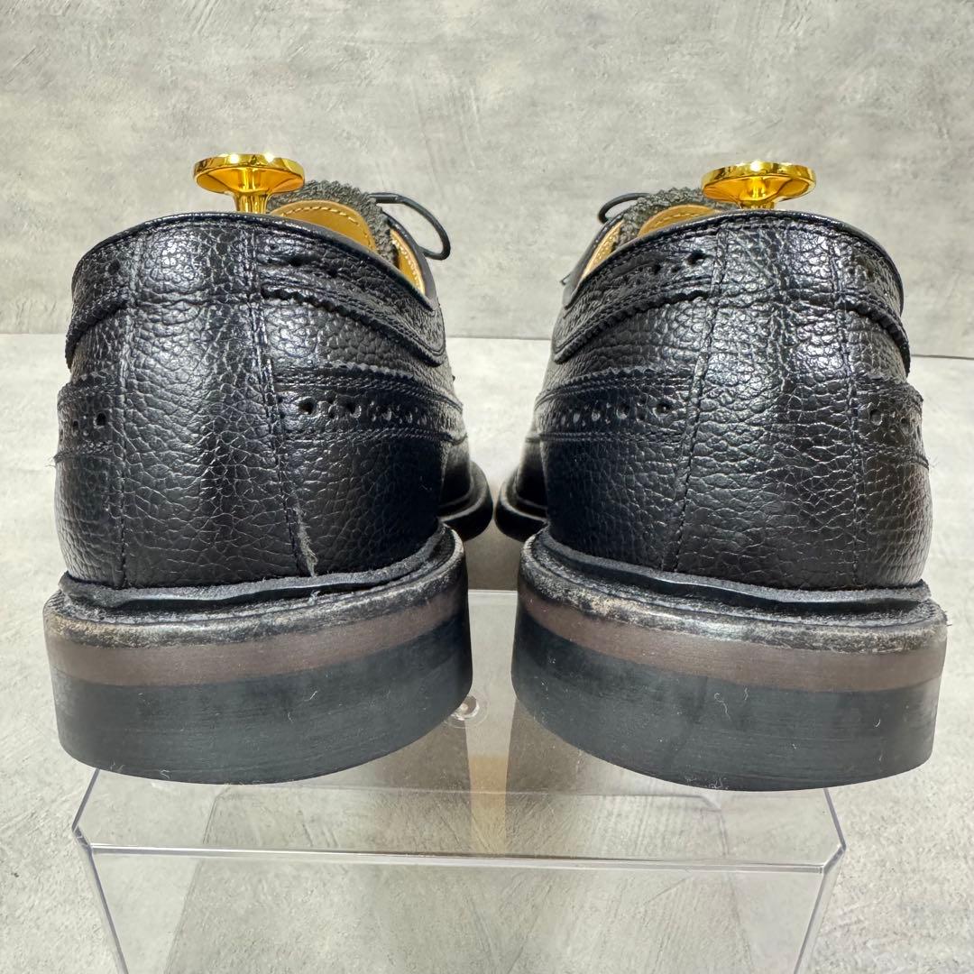 リーガル REGAL 2585 ウィングチップ シボ革 黒 25.5㎝