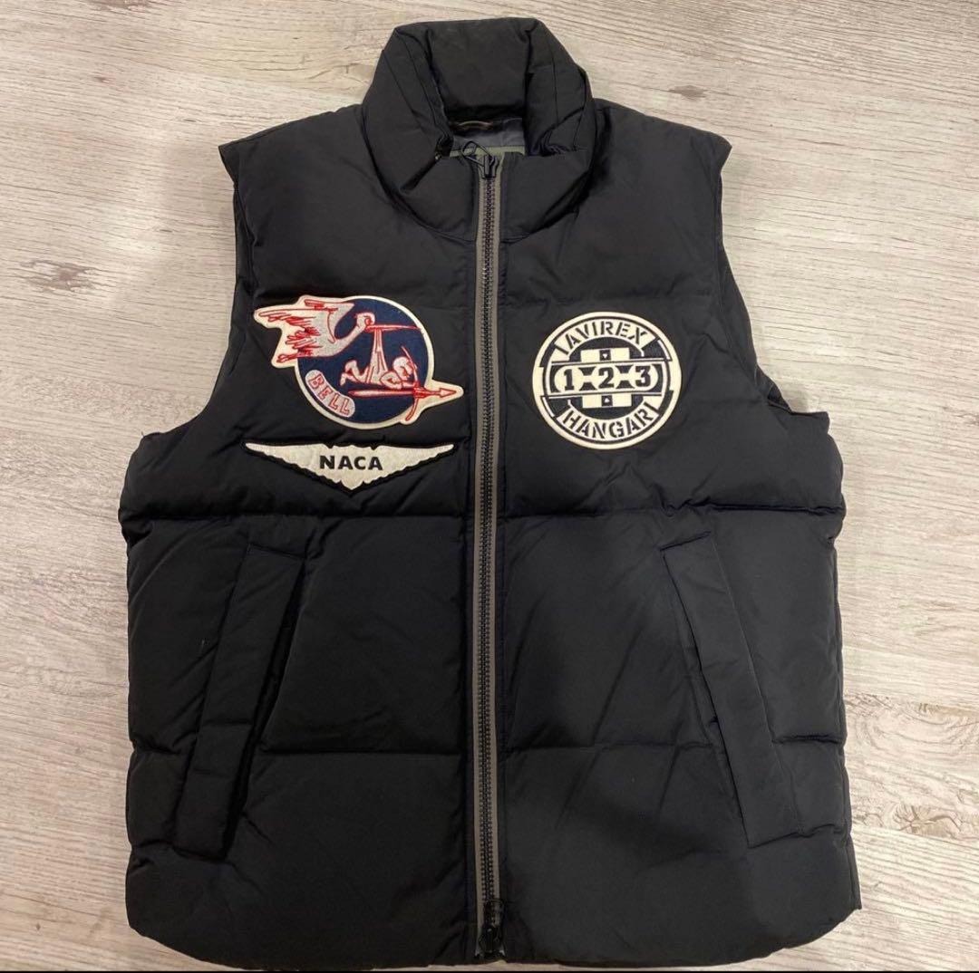 希少！人気で即売品！グラマラスグレニスAVIREX 123 ブラックダウンベスト