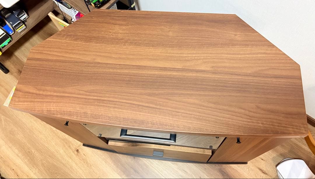 【送料込み】コーナータイプのテレビ台(幅90cm)