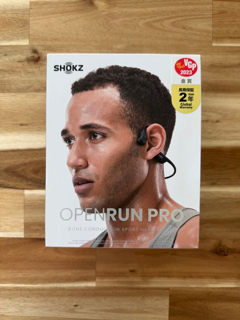 SHOKZ 「OpenRun Pro S810」ブラック骨伝導イヤホン