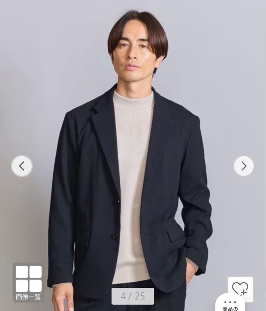 BEAUTY&YOUTH FULFLAN セットアップ ネイビー