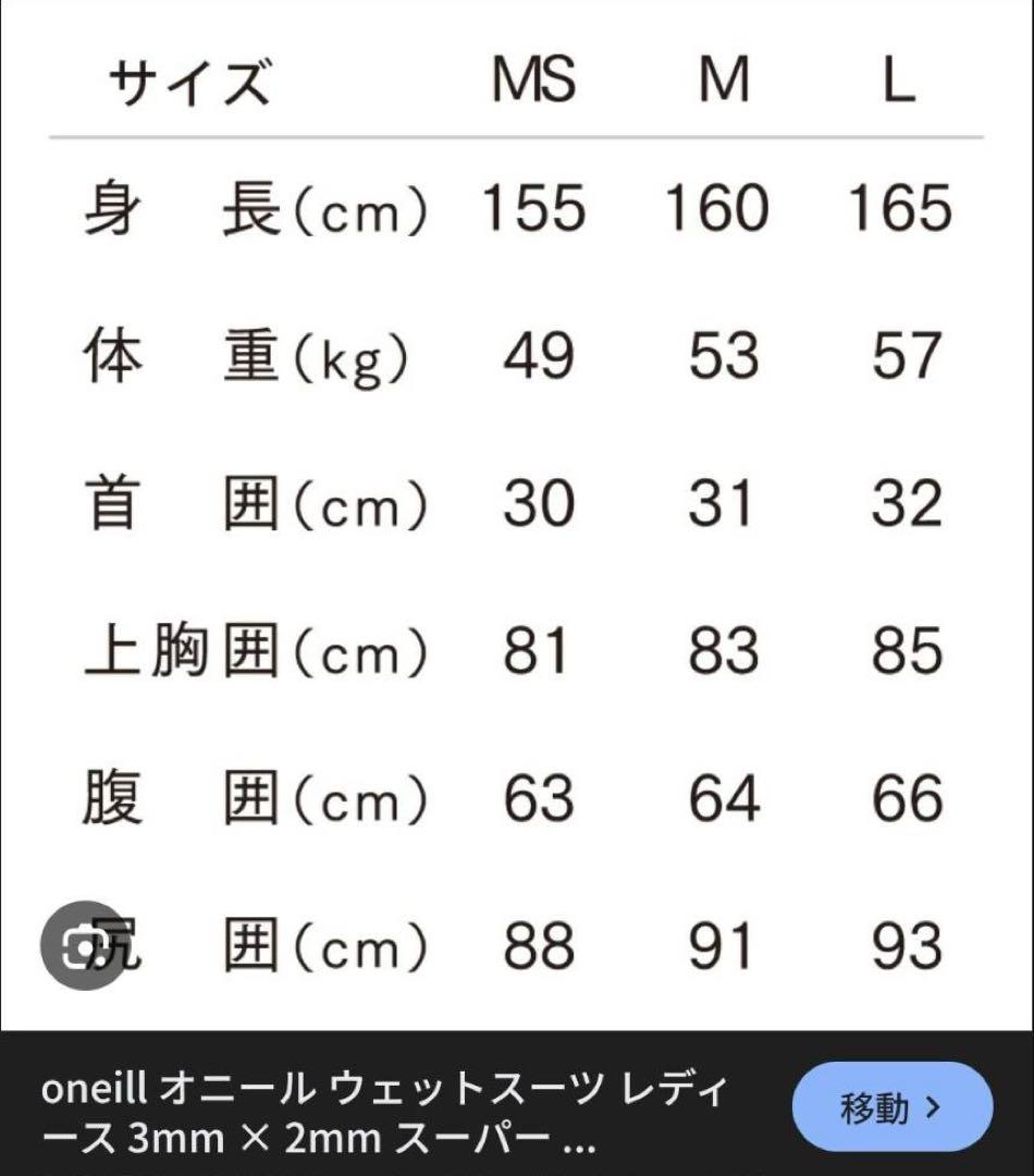 ジョージ様　 オニール セミドライ レディース Мサイズ ラバー ウエットスーツ