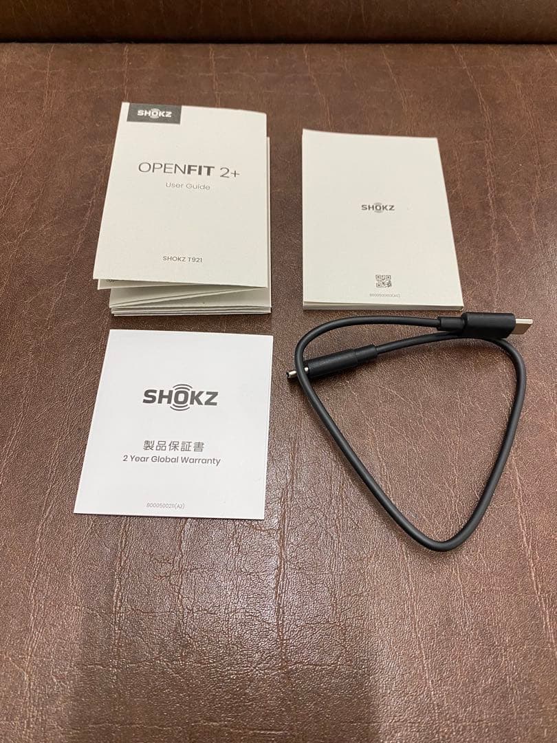 ☆Shokz ワイヤレスイヤホン Open Fit 2+ ブラック T921