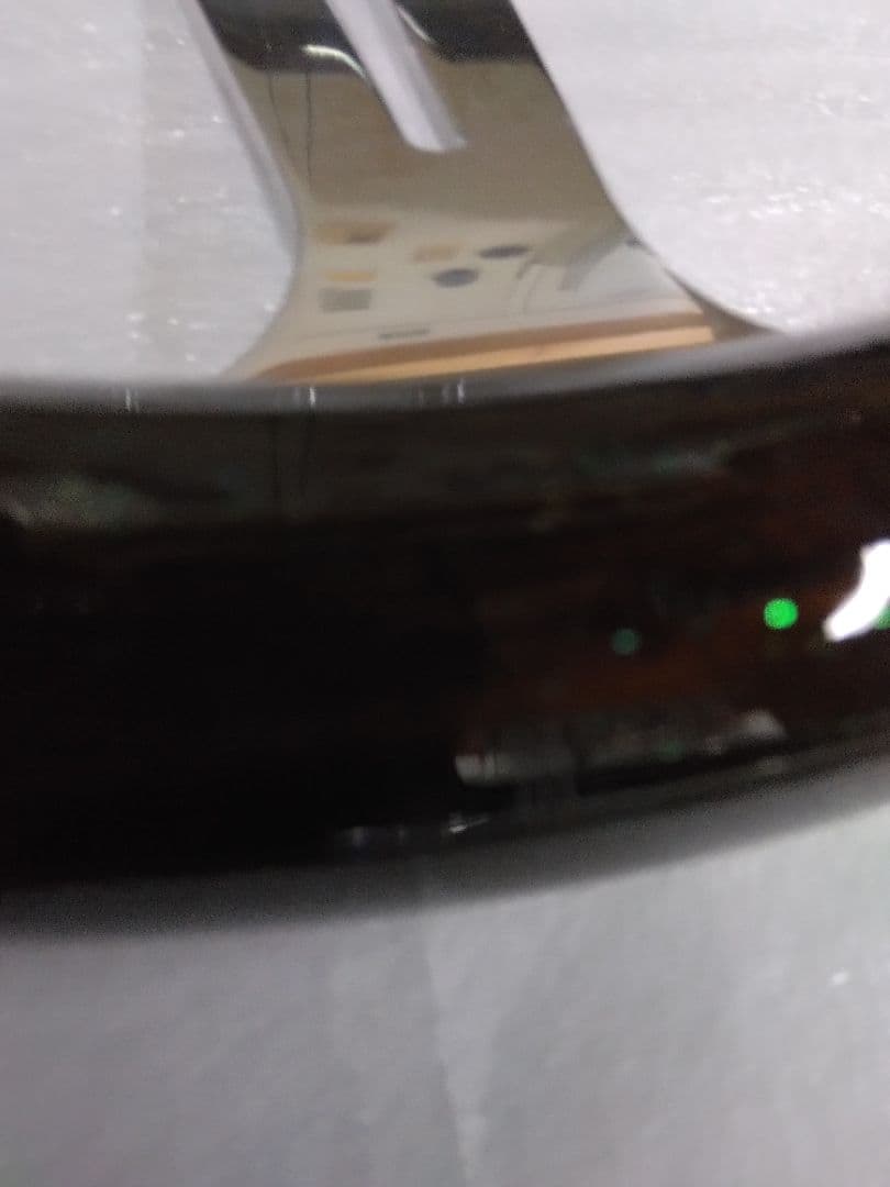 3スポーク ステアリング ブラウンウッド8さん専用です。ホーンボタン付きです。