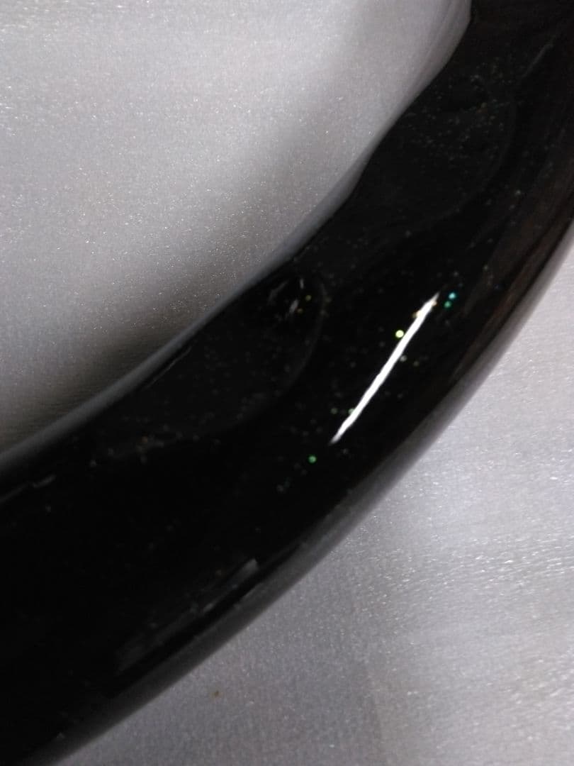 3スポーク ステアリング ブラウンウッド8さん専用です。ホーンボタン付きです。